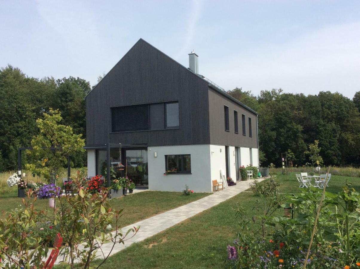 Ferienwohnung Haus am Wald Waldbrunn  Exterior foto
